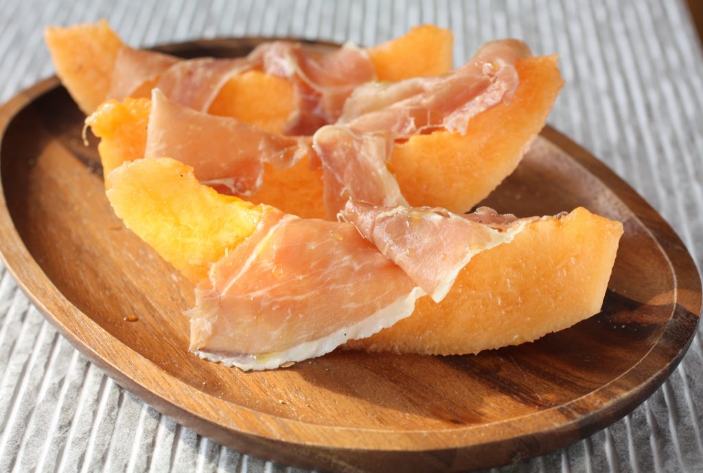 Melon with Prosciutto Di Parma